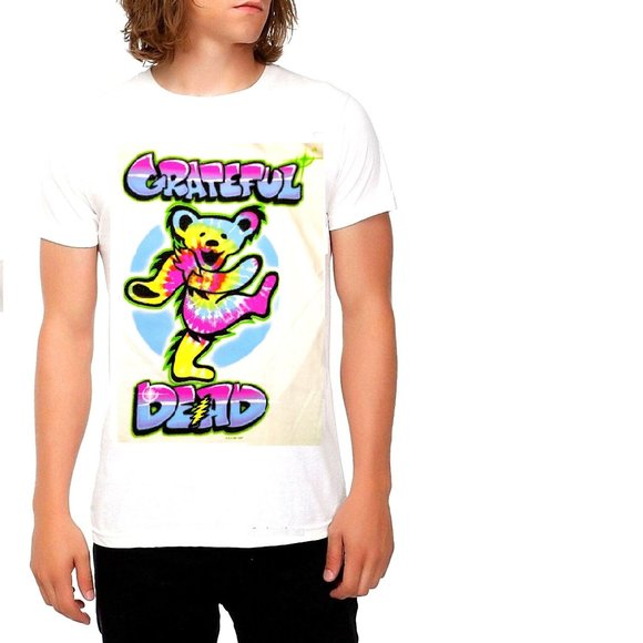 Gildan Other - Grateful Dead Airbrush Dancing Bear jam rock Official T-Shirt M NWT